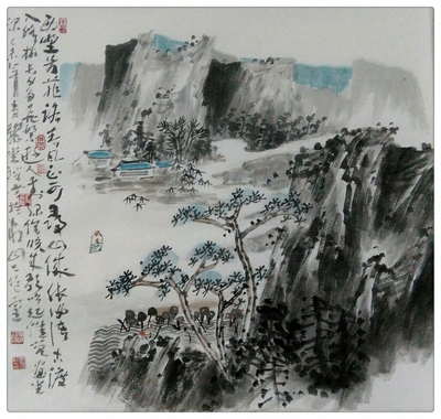 中國當代山水畫名家劉群 承古開新的藝術探索者